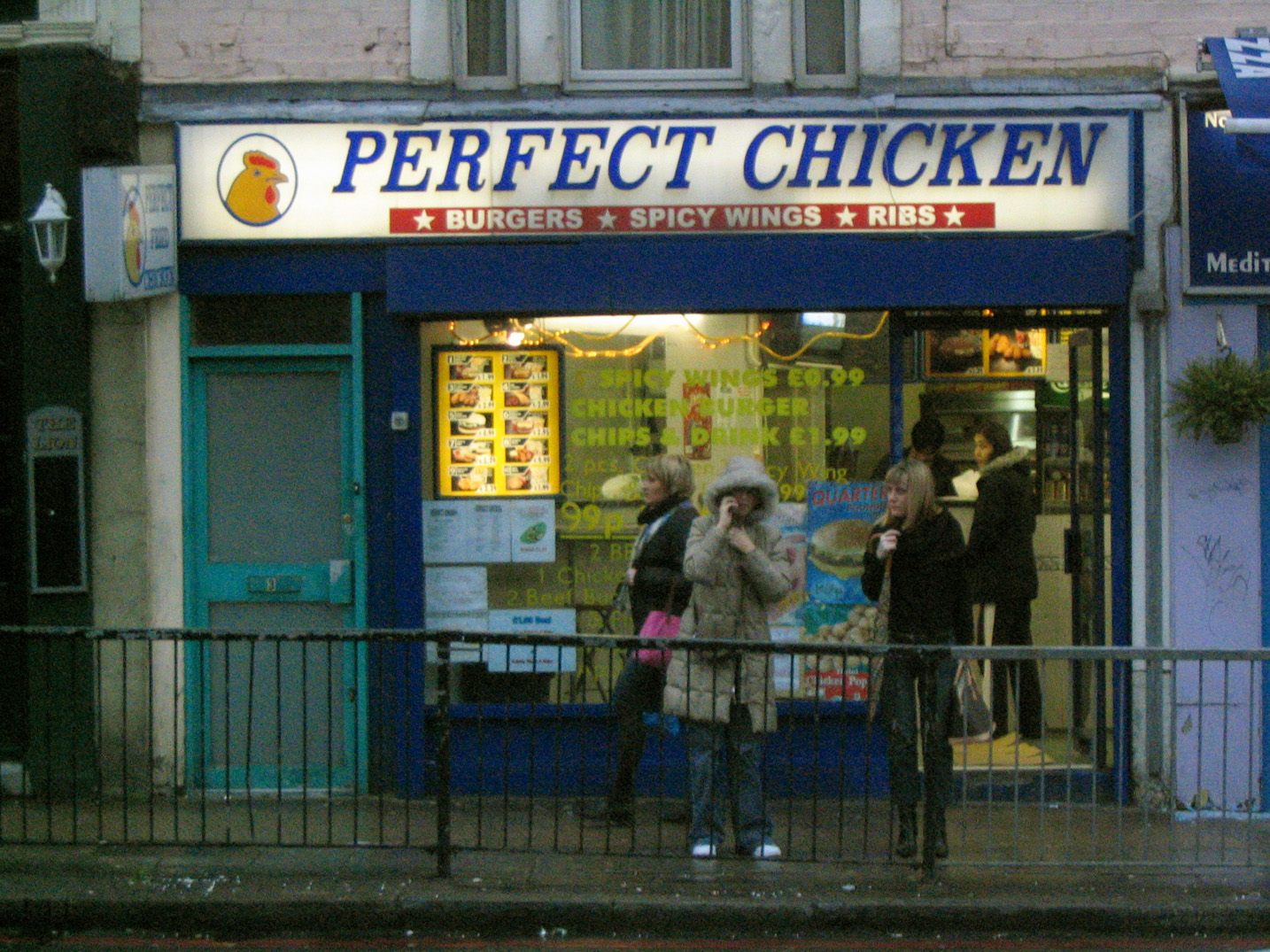 Picture of a chicken place in London