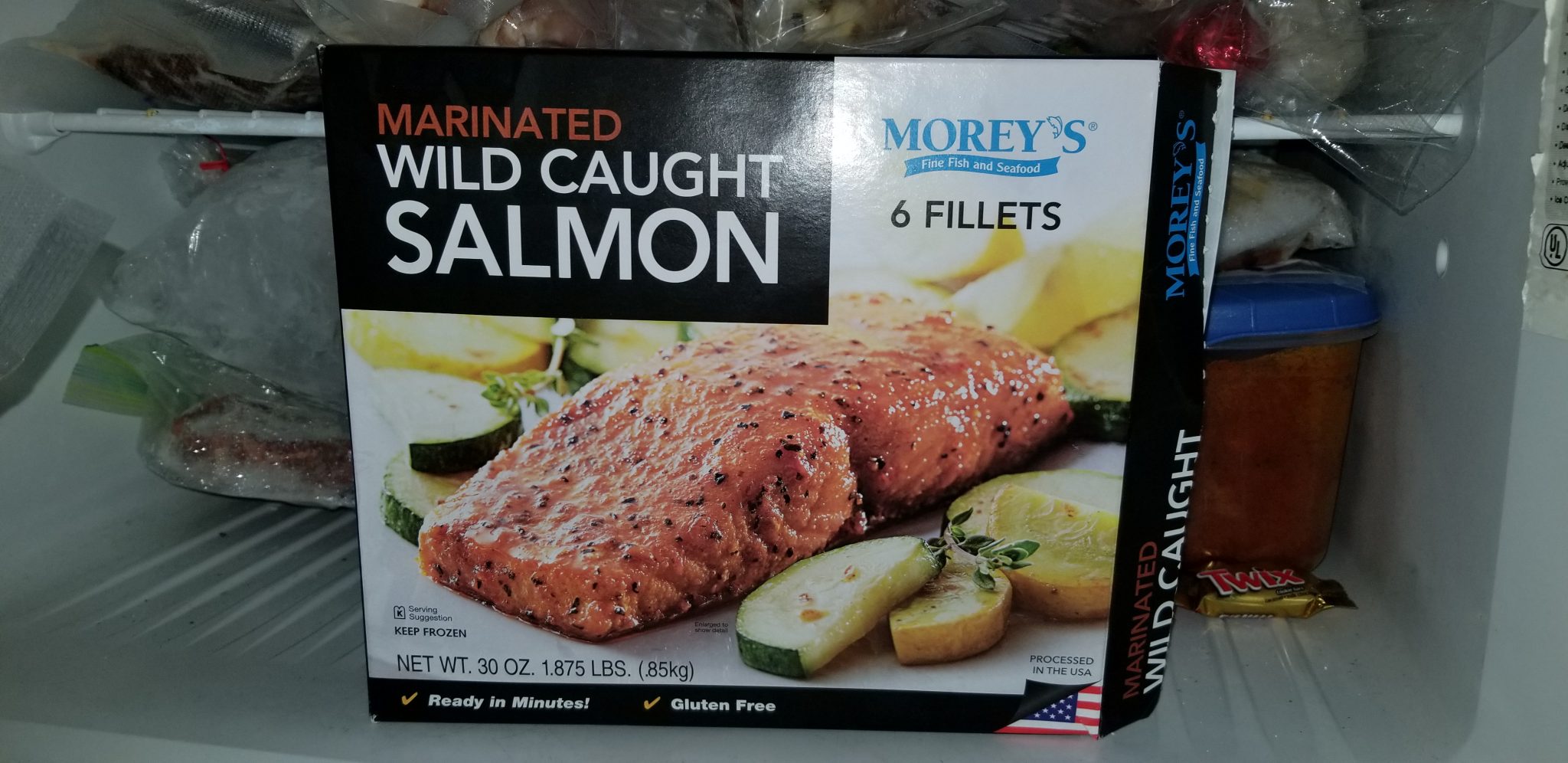 Midnight Snack: Wild Caught Frozen Salmon - This College Life