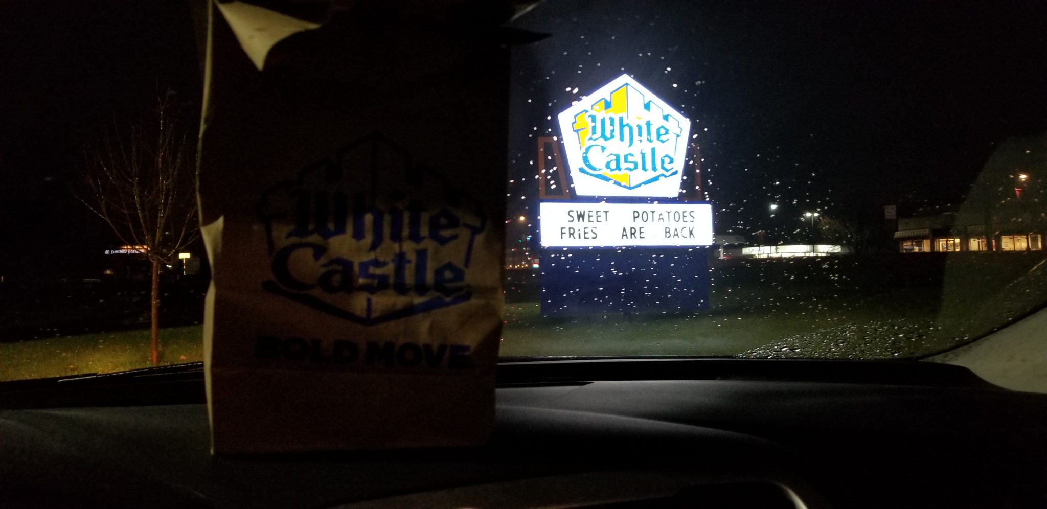Picture of my bag of White Castle.