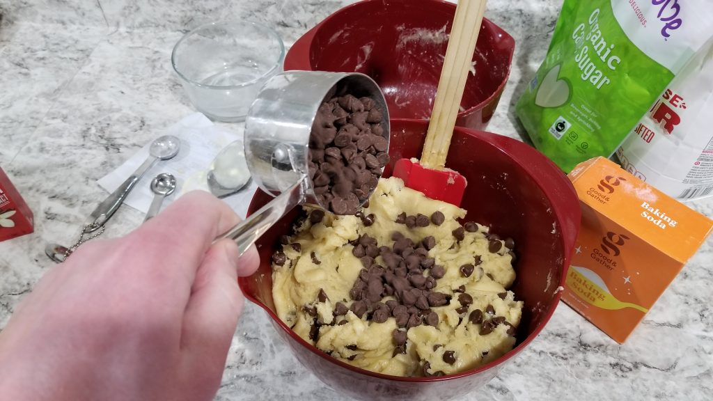 chocolate chip cookie dough mix