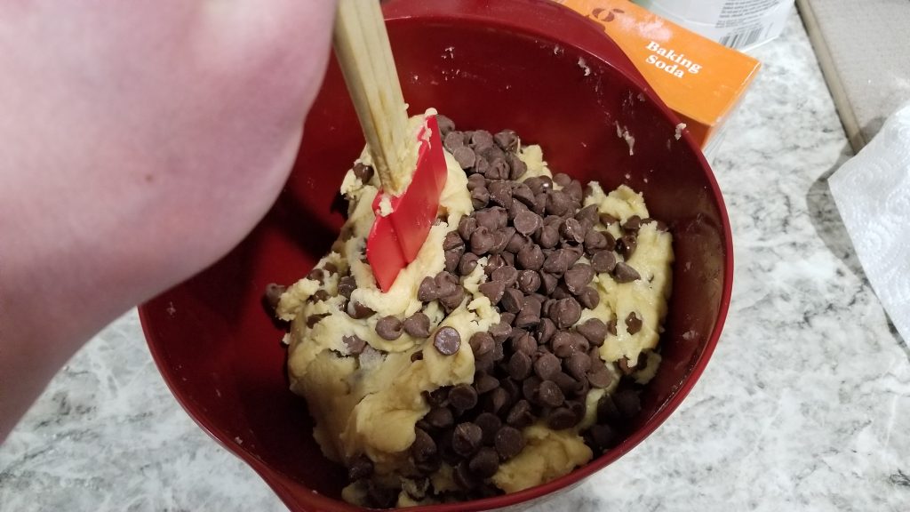 chocolate chip cookie dough mix