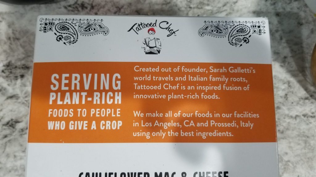 Cauliflower Mac & Cheese From Tattooed Chef Review This