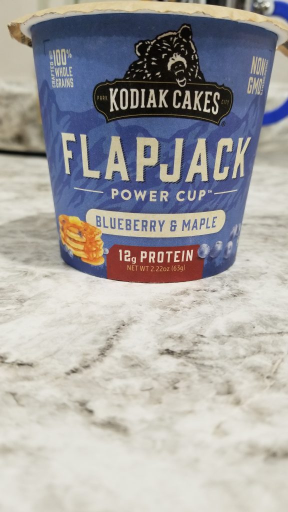 blueberry and maple flapjack power cup