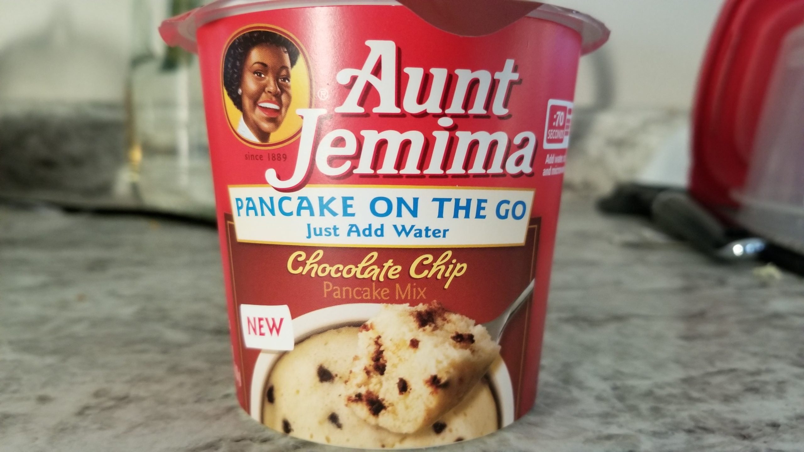 aunt jemima chocolate chip pancake cup