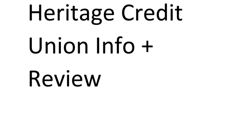 Heritage Credit Union Info and Review