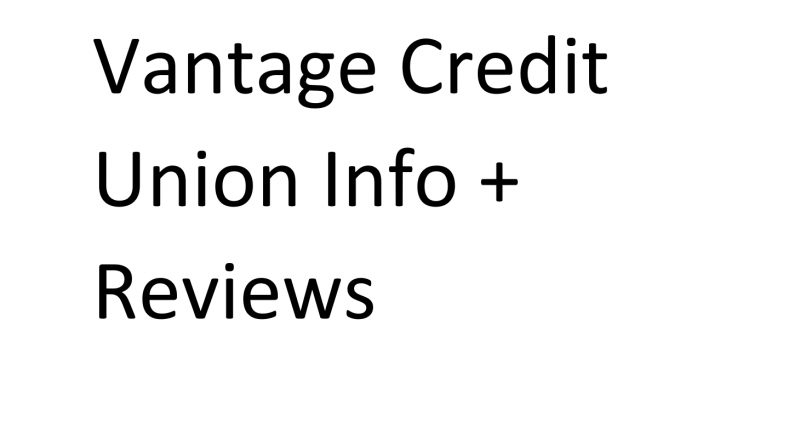 Vantage Credit Union info and reviews