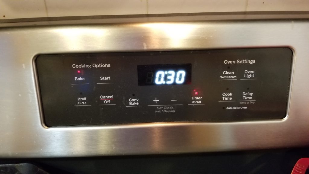 oven 30 minute timer