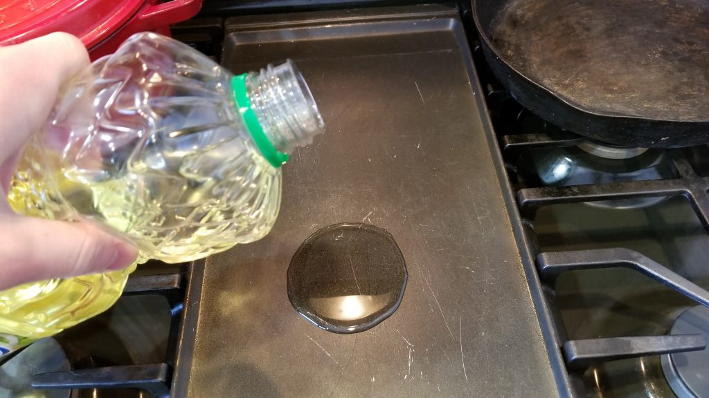 dumping cooking oil