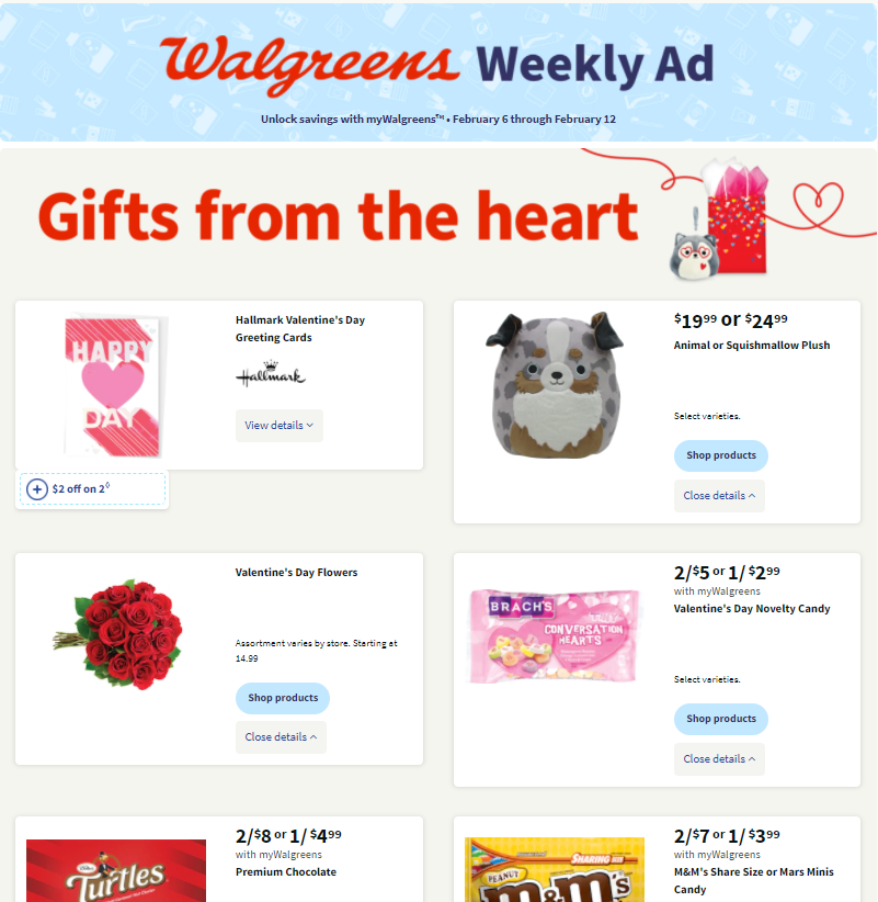 Walgreens Ad For 2.6-2.12.2022