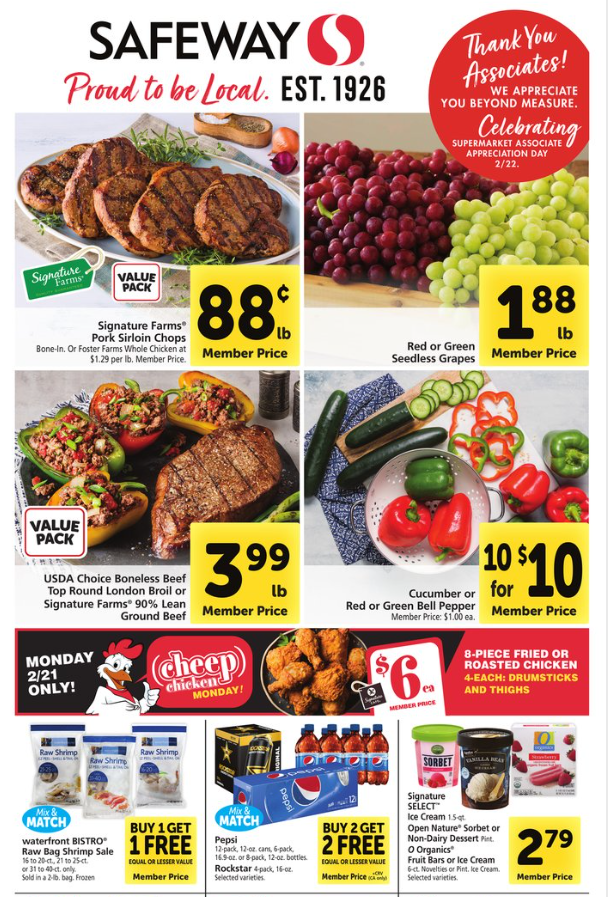 Safeway Ad for 2.16-2.22.2022