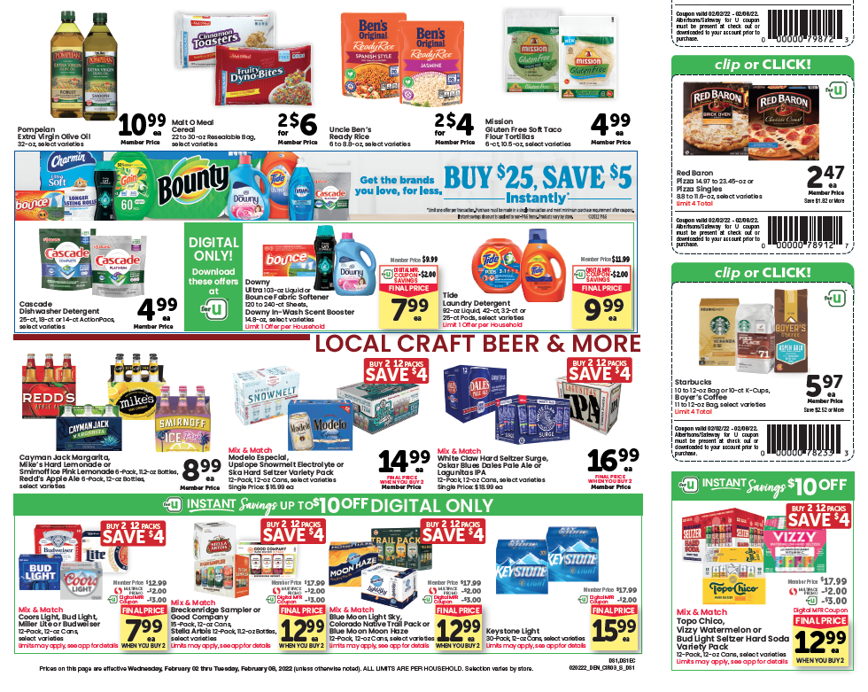 Safeway Ad For 2.1-2.8.2022