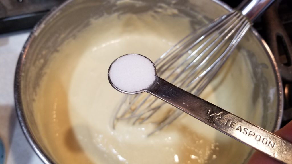 1/2 teaspoon salt for waffle recipe