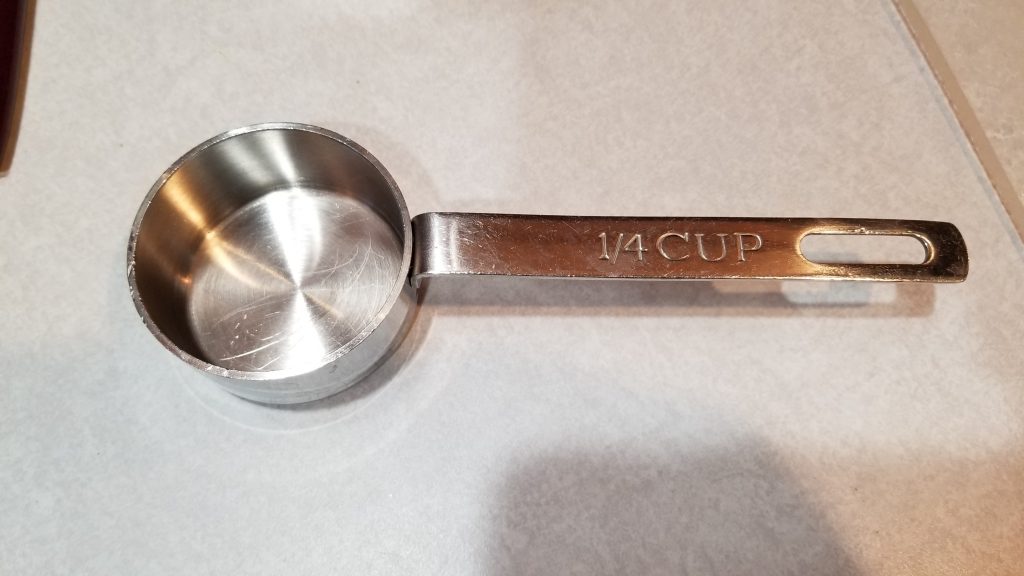 1/4 cup measuring cup