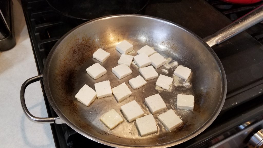 cooking tofu