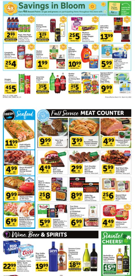 Vons Ad For 3.16-3.22.2022