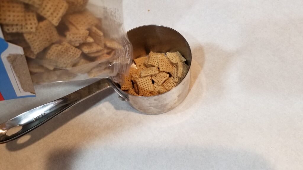 Pouring Rice Chex