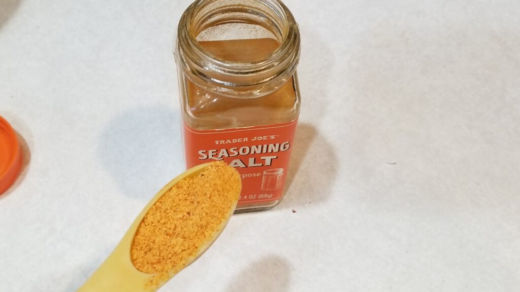 1 teaspoon of seasoning salt
