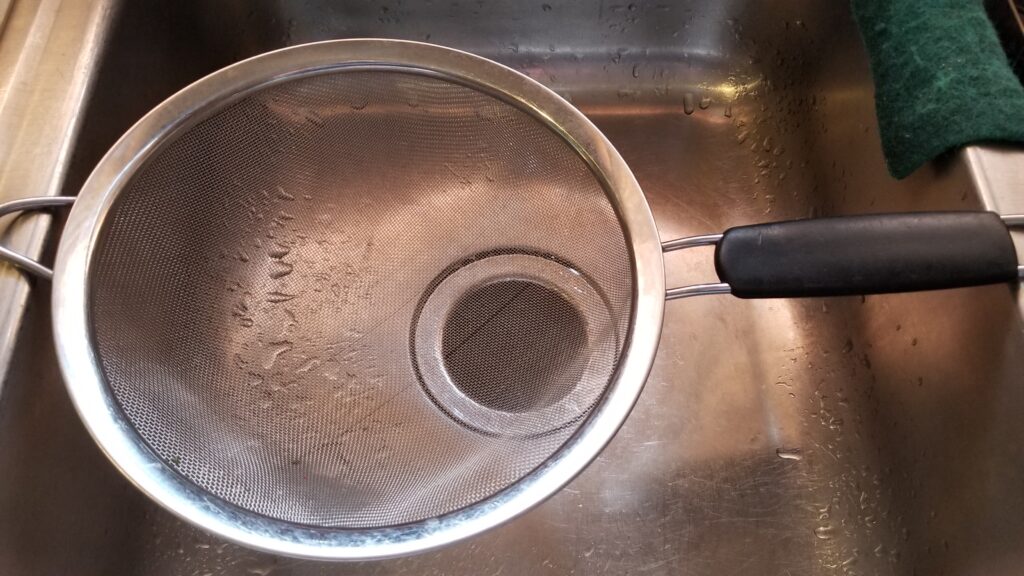 mesh strainer for mac and cheese recipe