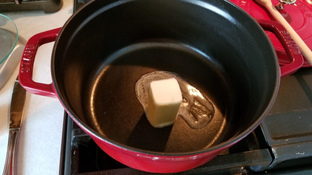 butter in a pot