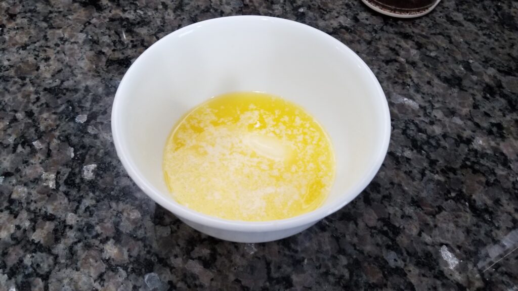 melted butter for brownie recipe