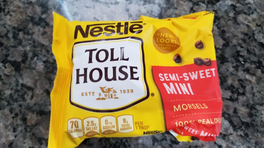 Toll House Semi-Sweet Morsels for brownie recipe