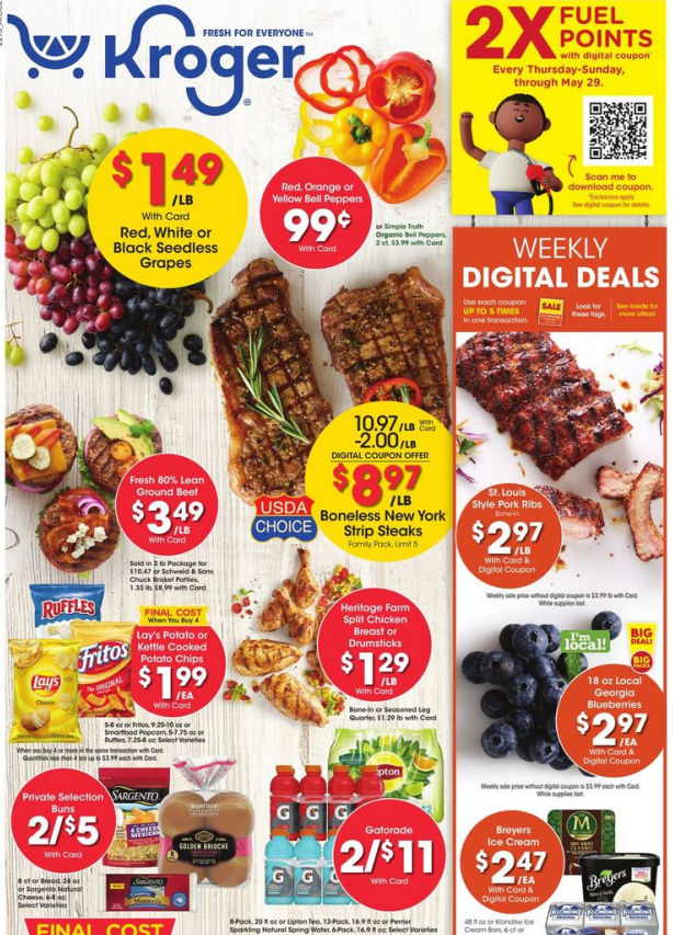 Kroger Ad for 5.115.17.2022 To View or Download This College Life