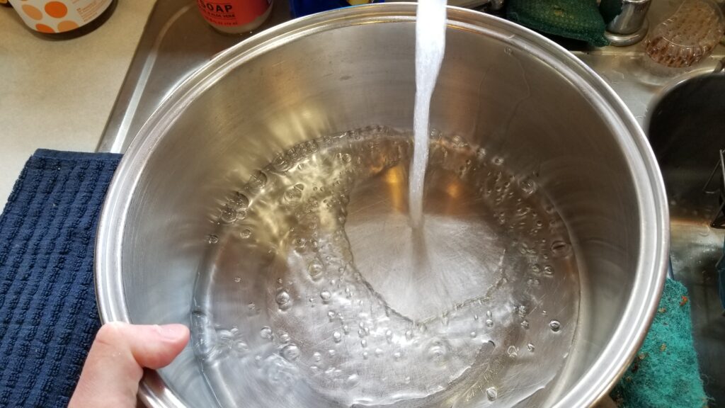 pot of water