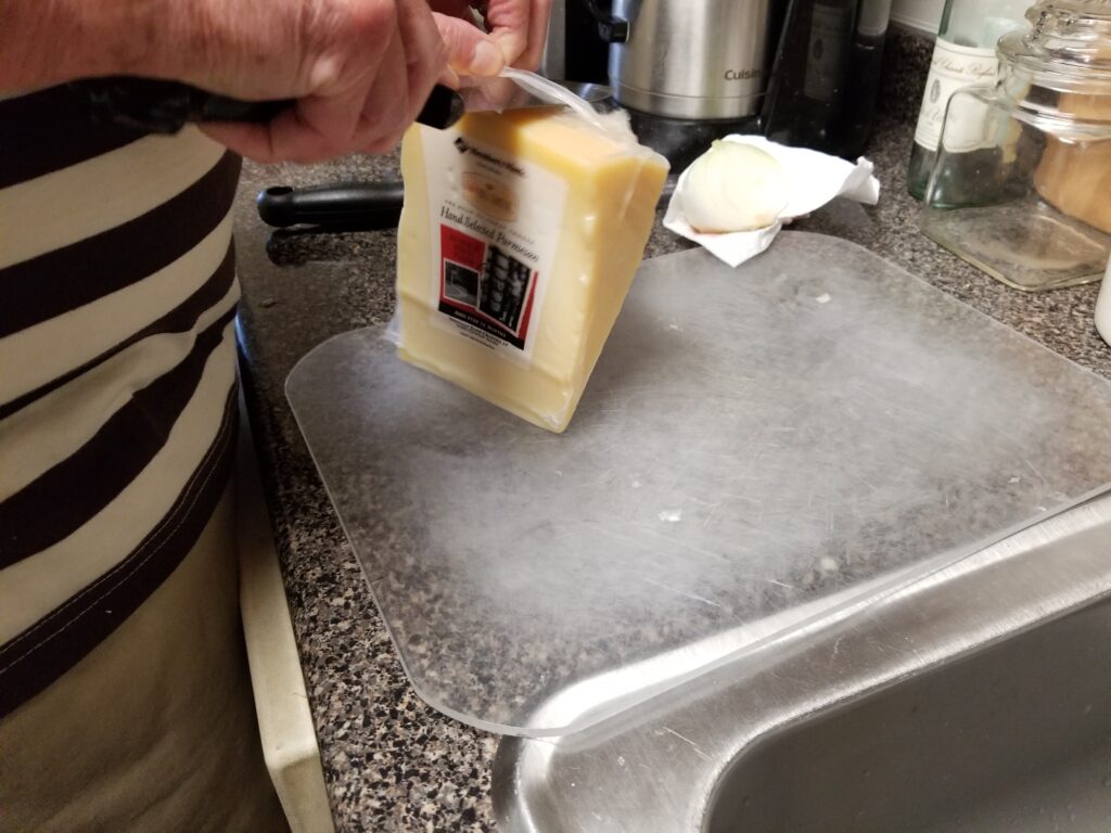 parmesan cheese block