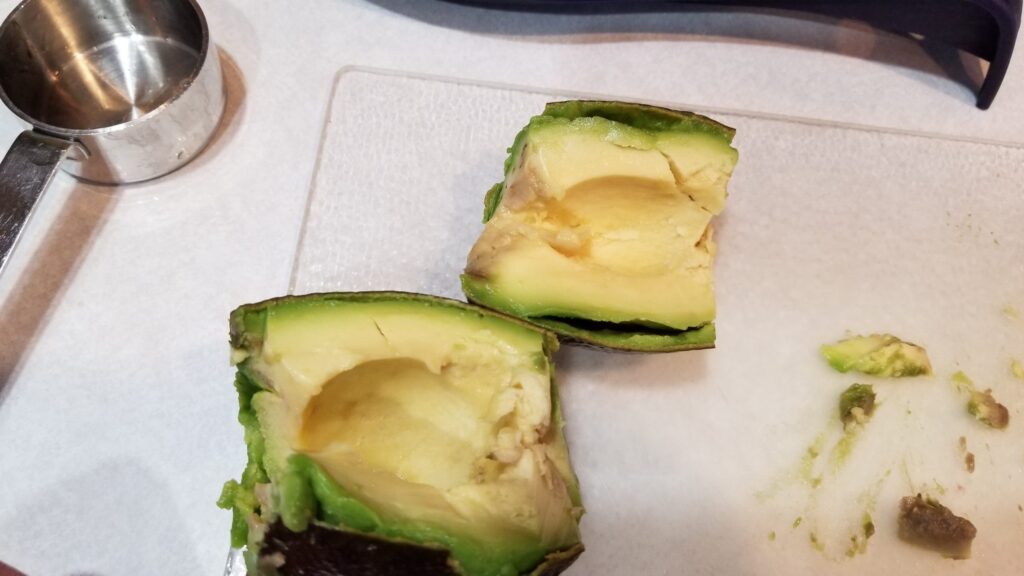 avocados on a cutting board