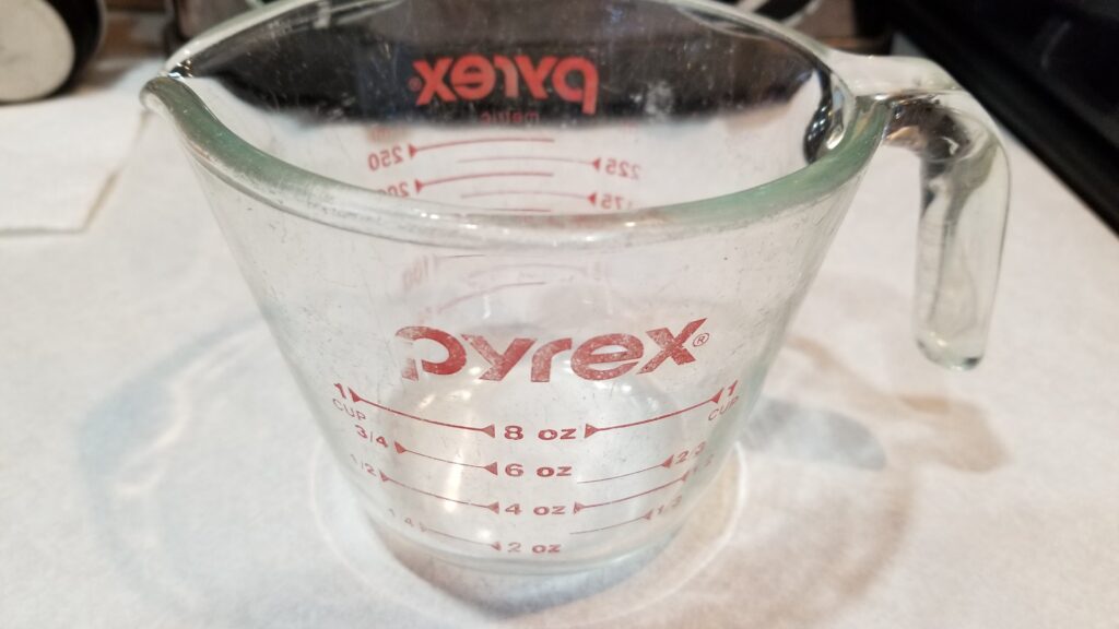 pyrex measuring cup for jello shot recipe