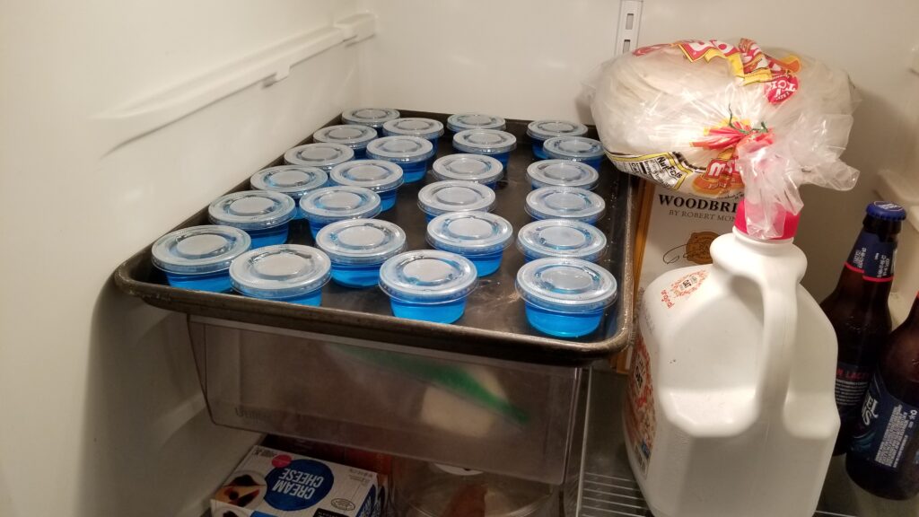 Jello shot recipe in fridge