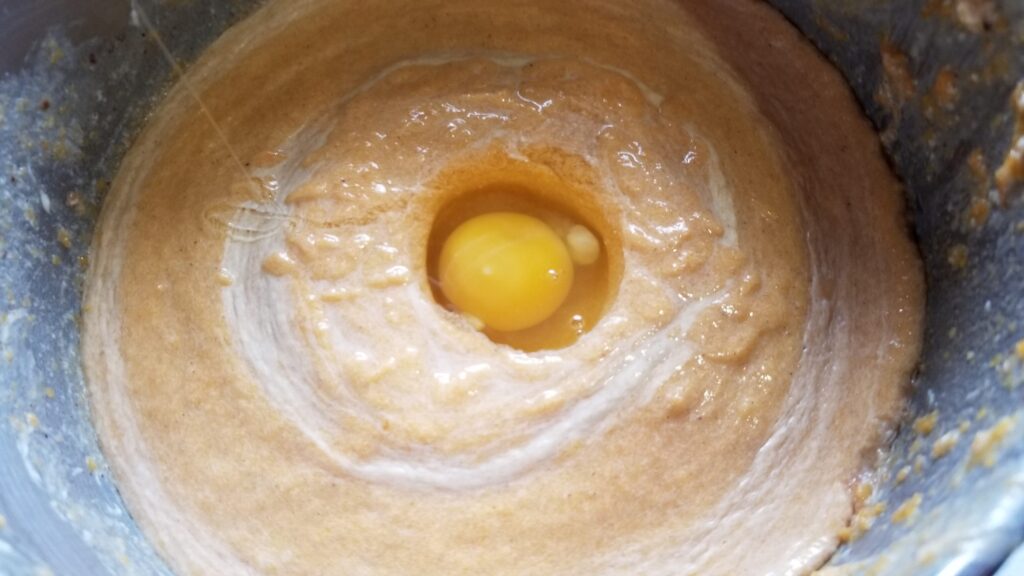 egg in pie mix