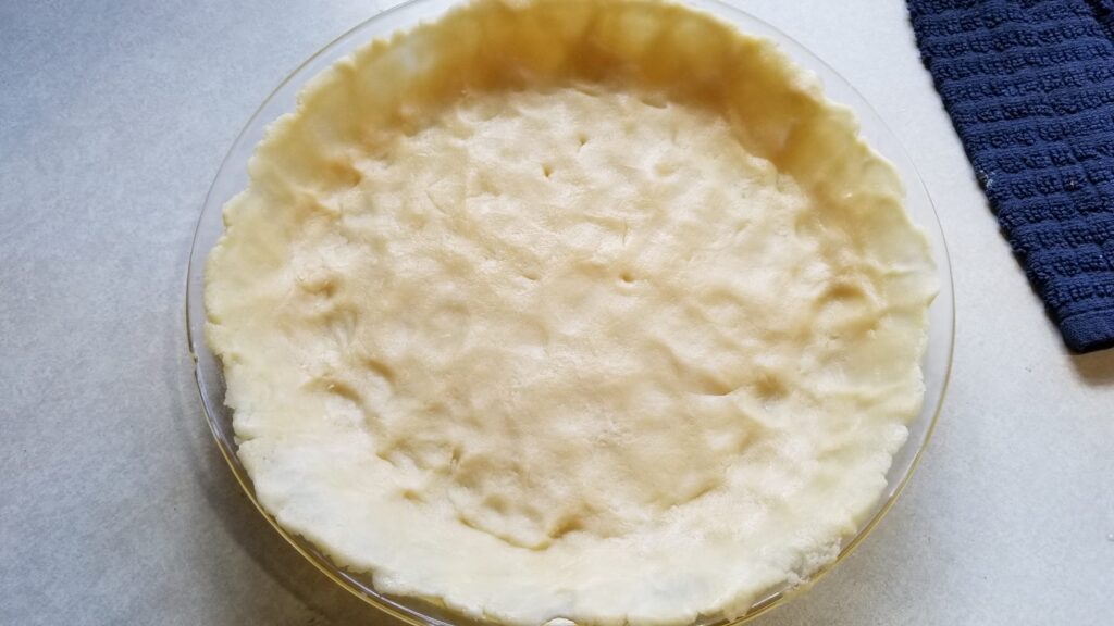 pie crust in pie plate