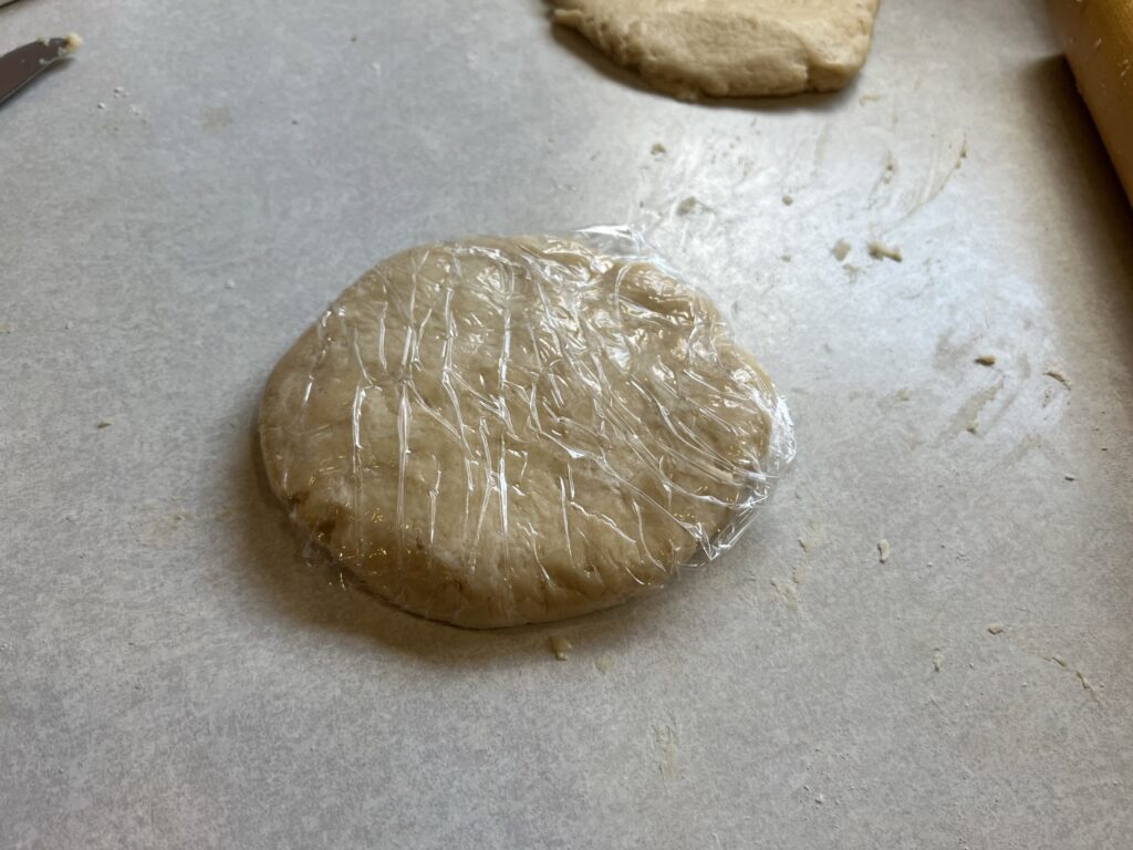 wrapped up dough