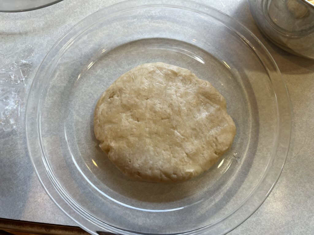 dough in dish