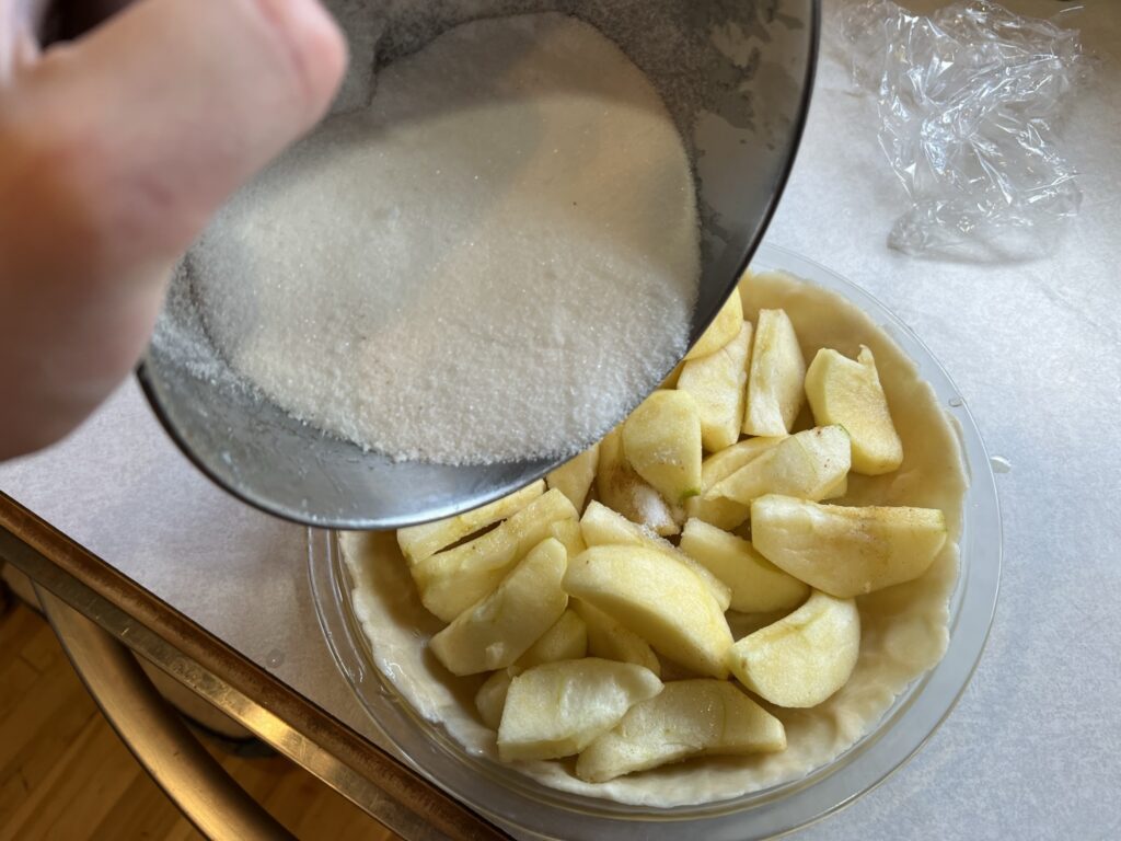 filling part for apple pie recipe
