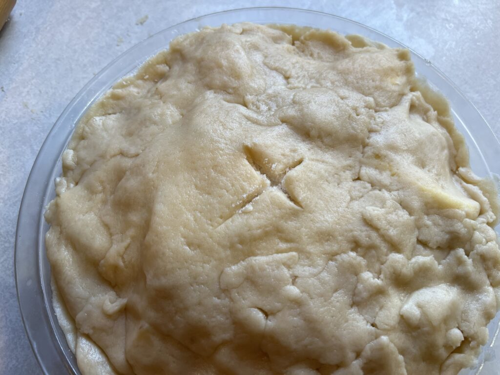apple pie recipe cut pie