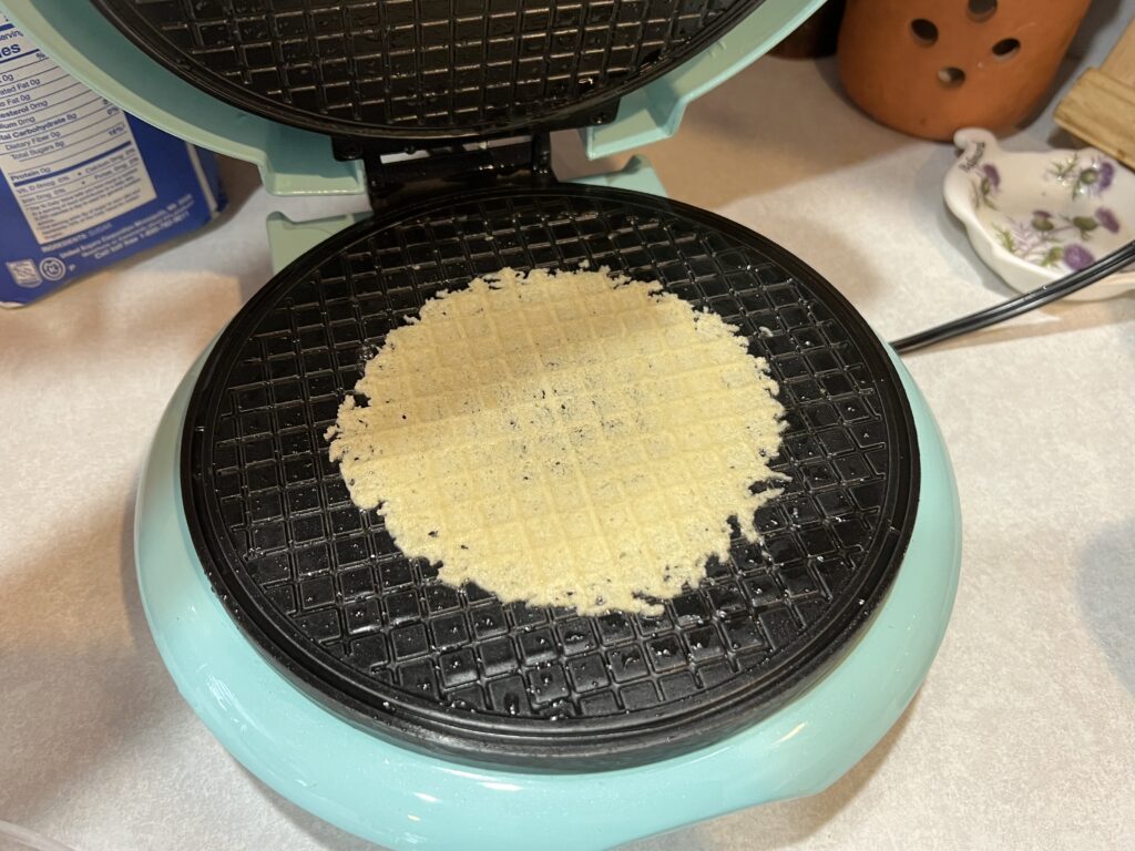 wafer for wafer cookies in iron