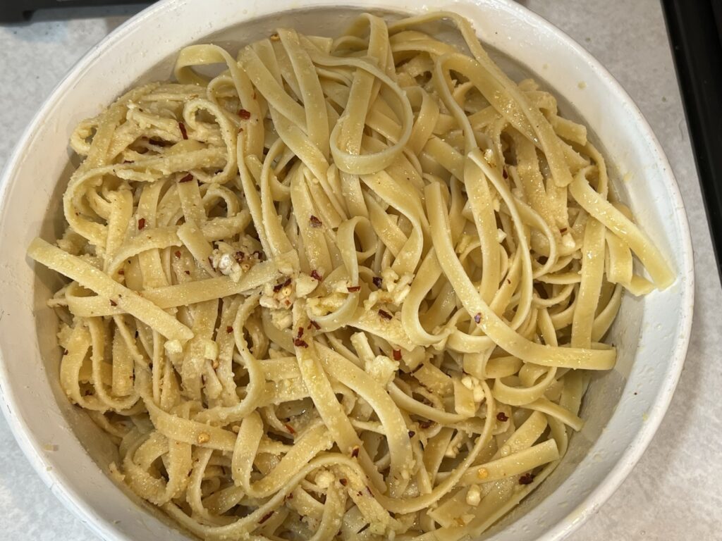 Pasta in bowl