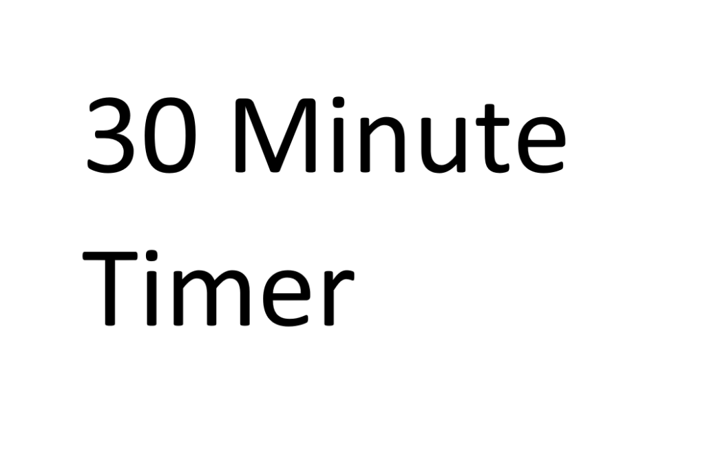 30 Minute Timer